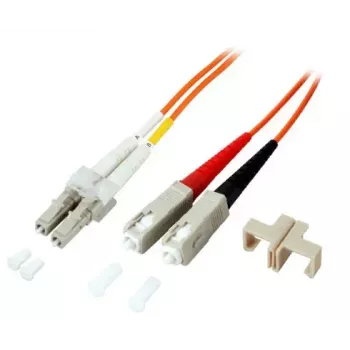 Cabo de fibra ótica EFB Elektronik O0320.50 50 m LC SC laranja