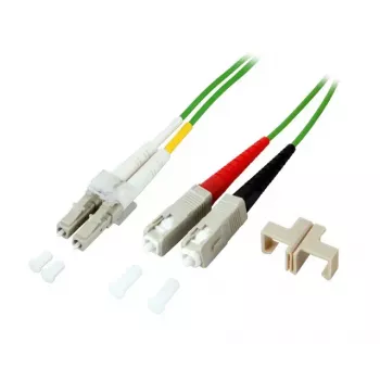 Cabo de fibra ótica EFB Elektronik O0323.3OM5 3 m 2x SC 2x LC verde