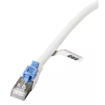 EFB K5539WS.5 Cabo patch Cat.6A S/FTP com bloqueio branco de 5 m