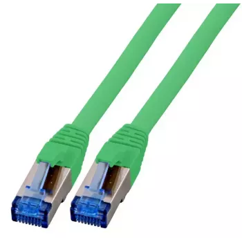 Cabo de rede EFB Elektronik K5525FGN.10 RJ-45 Cat6a 10 m verde