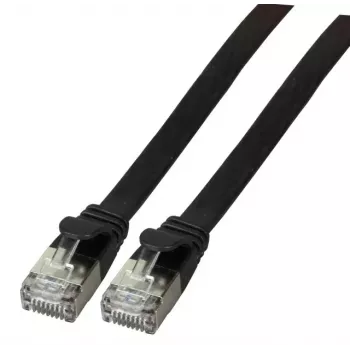 Cabo de rede EFB Elektronik K5547SW.0,25 RJ-45 Cat6a 0,25 m preto