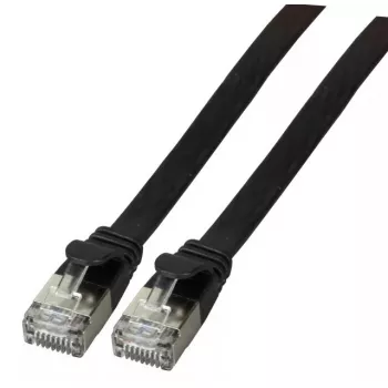 Cabo de rede EFB Elektronik K5547SW.0,5 RJ-45 Cat6a 0,5 m preto