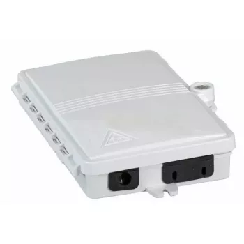 Caixa de distribuição de parede exterior para fibra ótica EFB Elektronik FTTH, 2x SC simplex ou LC duplex, IP65
