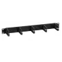 Painel de gestão de cabos EFB Elektronik 699992TS, 19 polegadas (48,3 cm), 482,6 × 44,5 mm, plástico preto