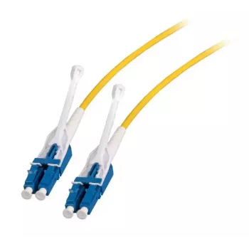 Cabo de fibra ótica EFB Elektronik DJP-LCLCOS2-UNI-1 — 1 m, G.657.A1, LC–LC, 9 µm, amarelo, duplex integral