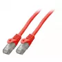 EFB Elektronik K8104RT.0,25 cabo patch RJ-45 Cat6 U/UTP, 0,25 m, vermelho