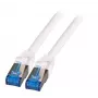 Cabo de rede EFB Elektronik K5525FWS.10 RJ-45 Cat6a 10 m branco