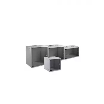 Rack de montagem na parede EFB Elektronik WGB-1912GR.60 12U, cinzento, carga máx. 80 kg