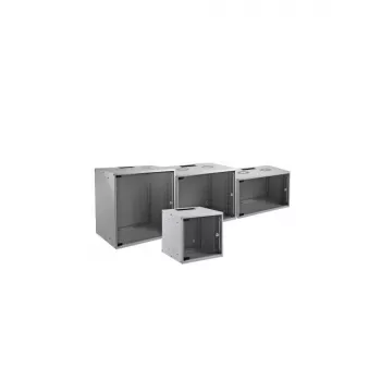 Armário de rede de montagem na parede EFB Elektronik WGB-1915GR.60 15U, 535×600×707 mm, 80 kg, cinzento