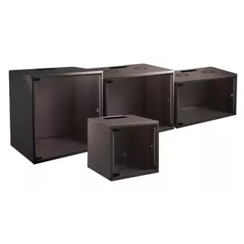 Caixa de rack de montagem na parede EFB Elektronik WGB-1915TS.60 – 15U, 535×600×707 mm, preto, 80 kg máx.