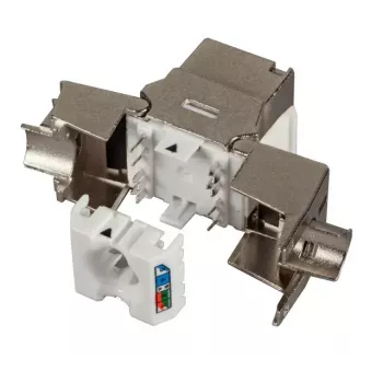 Módulo keystone EFB Elektronik E-20092 plano prateado RJ-45