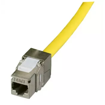 Módulo keystone EFB Elektronik E-20092 plano prateado RJ-45