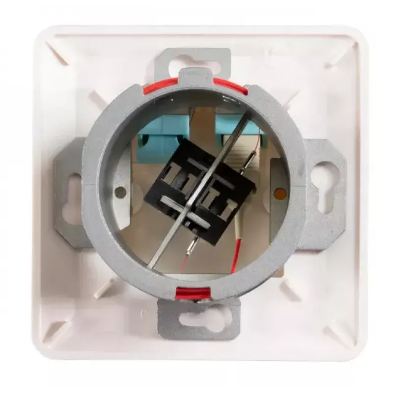 Tomada de dados FTTH de embutir EFB Elektronik FTTH-OUTLET-SC-OM3 branco