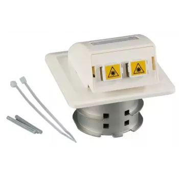 Tomada de dados FTTH de embutir EFB Elektronik FTTH-OUTLET-SC-OM3 branco