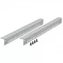 Calha de rack EFB Elektronik 691676.15, caixa de aço, prateado, largura 735,5 mm