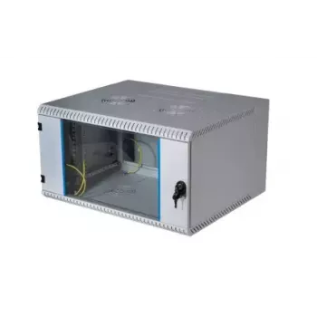 Caixa de parede 19 polegadas EFB Elektronik DUO 691615VGR.50 15U, 500 mm de profundidade, cinzento claro (RAL7035)