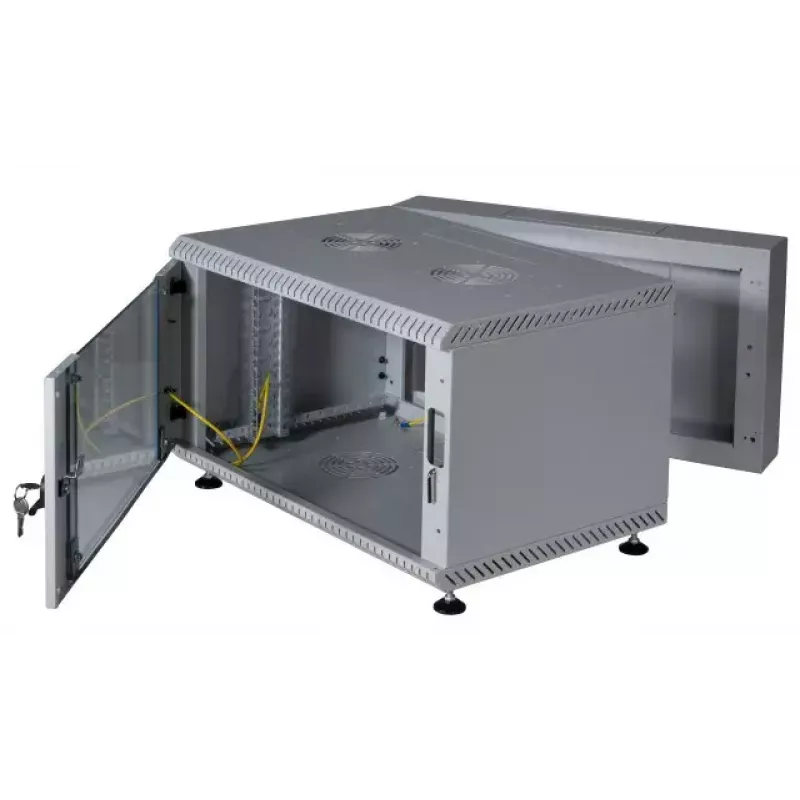 EFB Elektronik 691618VGR.60 Armário de parede de 19 polegadas 18U, 600 mm de profundidade, cinzento claro (RAL7035)