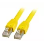 Cabo de rede EFB Elektronik K5528GE.5 RJ-45 Cat8.1 5 m amarelo