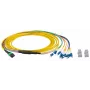 Cabo de fibra ótica EFB Elektronik MTPF08LCOS2-10 10 m