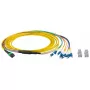 Cabo de fibra ótica EFB Elektronik MTPF08LCOS2-2 2 m