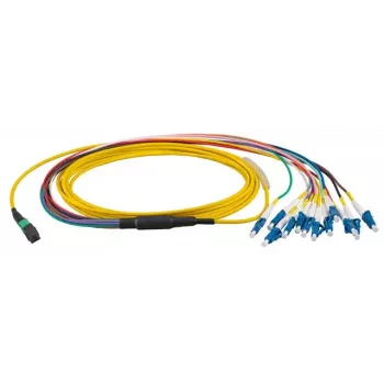 Cabo de fibra ótica EFB Elektronik MTPF12LCOS2-5 5 m