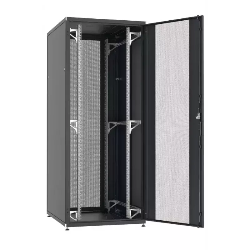 Rack autónomo EFB Elektronik PRO-4288TS.P1 42U preto 1000 kg