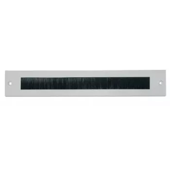 EFB Elektronik PRO-SOB06B Painel de rodapé para rack com escova, 600 mm, preto (RAL 9005)