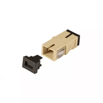 Adaptador de fibra ótica SC/PC EFB Elektronik 53513.1OM5 verde-claro