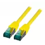 Cabo de rede EFB Elektronik MK6001.20Y RJ-45 Cat6a 20 m amarelo