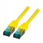 Cabo de rede EFB Elektronik MK6001.25Y RJ-45 Cat6a 25 m amarelo
