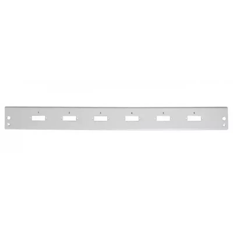 Acessório para patch panel EFB Elektronik VSB-FP-6SC-D-H — 1HE painel de fibra para rack, portas SC duplex