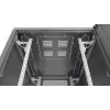 EFB Elektronik PRO 42U 19" Armário para servidores, 800x1000 mm, porta frontal e traseira perfurada, cinzento claro RAL 7035