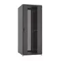 EFB Elektronik PRO 42U 19" Armário para servidores, 800x1000 mm, porta frontal e traseira perfurada, cinzento claro RAL 7035