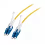 Cabo de fibra ótica EFB Elektronik DJP-LCLCOS2-UNI-20 — OS2 monomodo, fichas LC–LC, 20 m, duplex integral