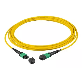 Cabo de fibra ótica EFB Elektronik MTPF48MTPFOS2-5-A MTP OS2 5 m amarelo