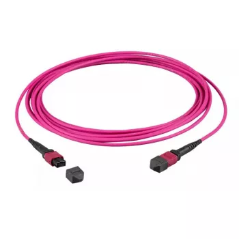 Cabo de fibra ótica MTP EFB Elektronik MTPF72MTPFOM4-5-A — OM4, 5 m, MTP–MTP, 50 µm, violeta