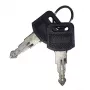 Chave de fecho EFB Elektronik 102115.4 para acessórios de rack, preto, IP55, pack de 2