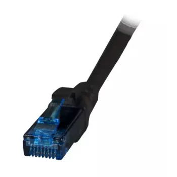 EFB K8109SW.3 Cat.6A U/UTP cabo patch preto de 3 m