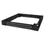 Base para rack EFB Elektronik 691750TS.88PB, caixa em aço, 800×800×100 mm, preto