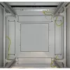 Armário rack EFB Elektronik PRO-3380GR.G1SV 33U autónomo, IP20, carga máx. 1360 kg, cinzento