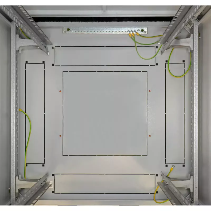 Armário rack EFB Elektronik PRO-3380GR.G1SV 33U autónomo, IP20, carga máx. 1360 kg, cinzento