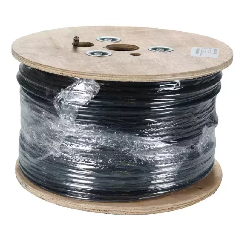 Cabo de rede EFB Elektronik 99733.50-CPR Cat.7 S/FTP (S-STP) preto 50 m