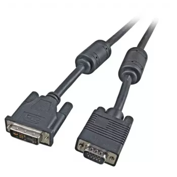 Adaptador de cabo de vídeo EFB Elektronik K5436.3V2 — 3 m, DVI-A para VGA (D-Sub), preto