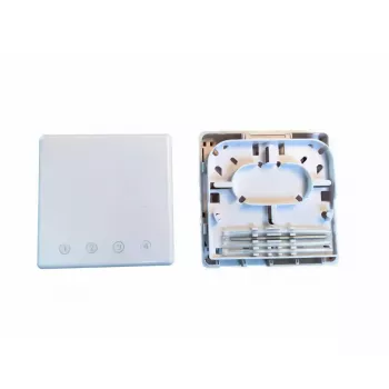 Caixa de ligação de rede EFB Elektronik FTTH-BOX-IN-6, caixa em plástico, 80×80×28 mm, branco