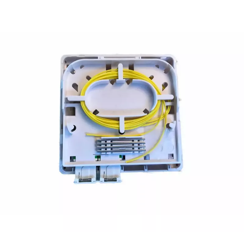 Caixa de ligação de rede EFB Elektronik FTTH-BOX-IN-6, caixa em plástico, 80×80×28 mm, branco
