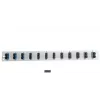 Acessório para patch panel EFB Elektronik SB-FP-12SC-D-V-OS2 — 1HE montagem em rack, 432×13×43,5 mm, cinzento