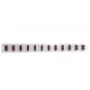 Acessório para patch panel EFB Elektronik SB-FP-12SC-D-V-OS2 — 1HE montagem em rack, 432×13×43,5 mm, cinzento