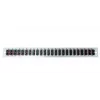 Acessório para patch panel EFB Elektronik SB-FP-24SC-D-V-OM4 — 1HE montagem em rack, 432×13×43,5 mm, cinzento