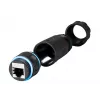 Adaptador RJ45 Cat.6 IP68 EFB Elektronik modelo IP68DFKRJ45WP – conector Ethernet à prova de água