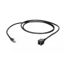 Cabo de rede EFB Elektronik K5546SW.10 RJ-45 Cat6a 10 m preto